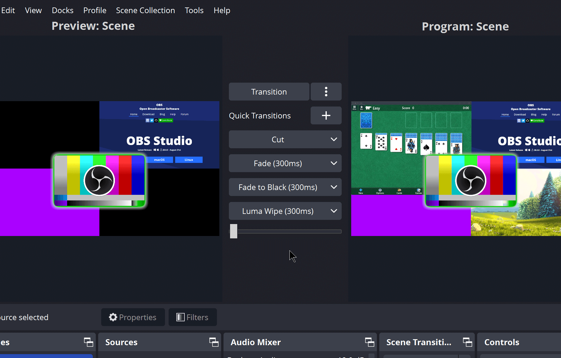 selective recording obs studio