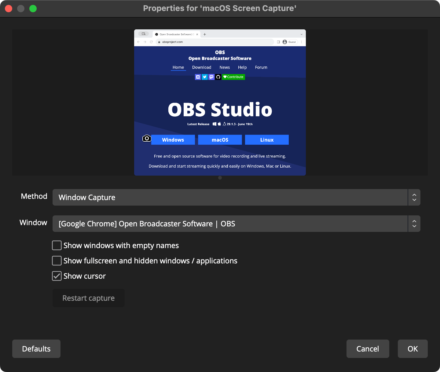 macOS Desktop Audio Capture Guide | OBS