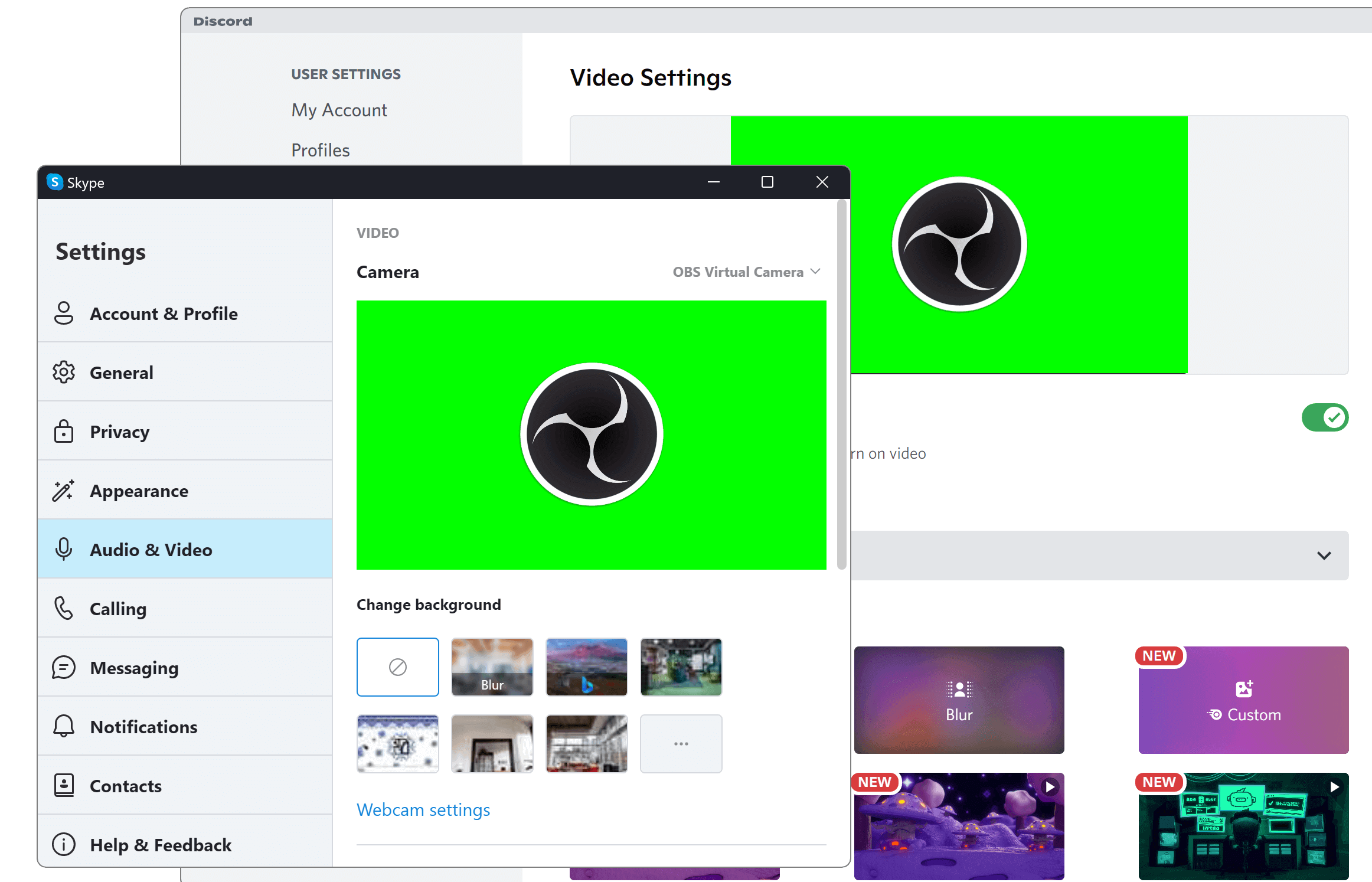 Virtual Camera Guide OBS